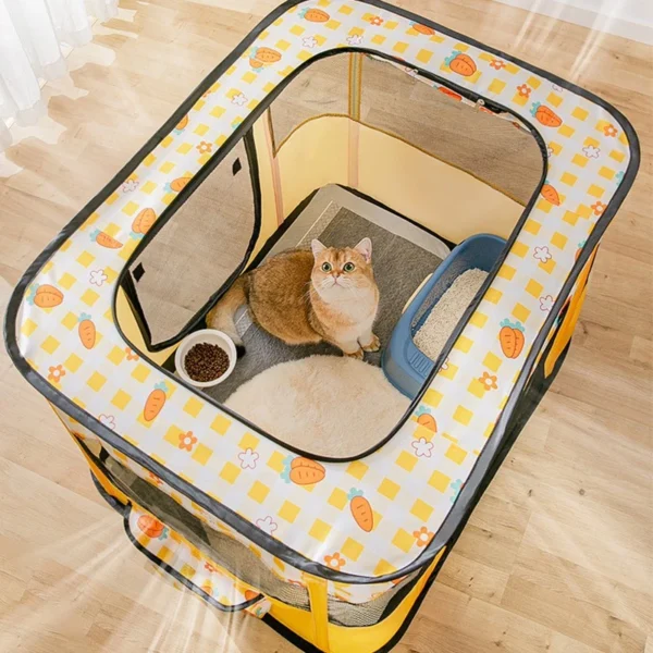 Portable Outdoor Cat Cage Houses For Foldable Indoor Cat Tent Cats Delivery Room Sangkar Kucing