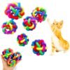 Pet Toys Hallow Lighting Touch Tinkle Ball