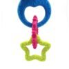 Pet Dog Bell Bone TPR Rubber Bite Teeth Cleaning Chew Toy Training Bell Toy