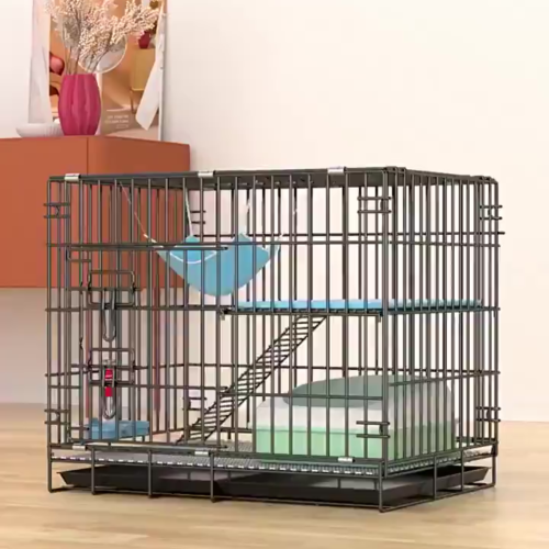 Cat Cage 1 Level with Tray Hamster Cage  Rabbit Cage Foldable