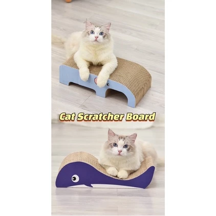 Cat Scratcher Board Cat Toy Scratching Elephant Whale