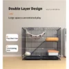 Sangkar Kucing Cat Cage 2 level 2 Doors