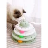 Cat Toy Spinning Toy Balls Cat Tower Toy With Ball 4 Layer Mainan Bola Kucing