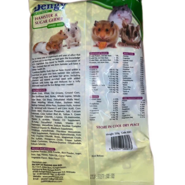 Bengy Mixed seeds for Hamster & Sugar Glider
