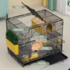 Cat Cage 1 Level with Tray Hamster Cage  Rabbit Cage Foldable