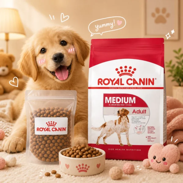 ROYAL CANIN Medium Adult Dry Dog Food 1kg Repack   Healthy Digestion   Coat   100  Original