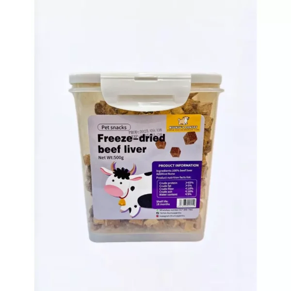 my-11134207-820lh-mh38h5ef747d78.webp Niuniu s Pantry Freeze Dried Beef Liver Cubes