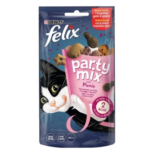 Purina Felix Party Mix Picnic Mix Snacks (8 x 60 g)