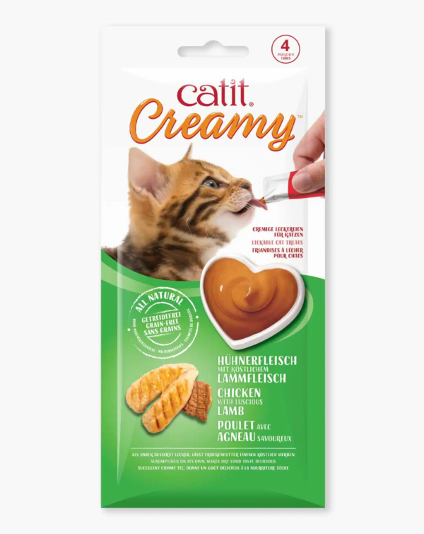 Catit Creamy Cat Treats Chicken and Lamb