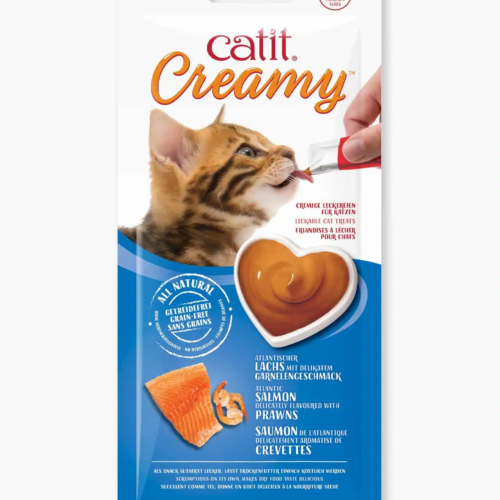 Catit Creamy Cat Treats Salmon and Prawn